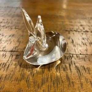 Handcrafted Steuben Bunny